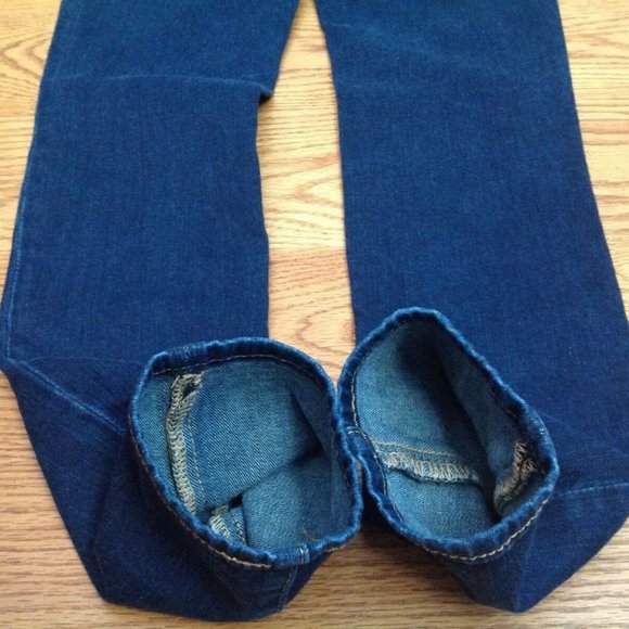 ABERCROMBIE FITCH SUPER SKINNY JEANS WOMENS 4S DARK BLUE STRETCH DENIM 27x29 - Picture 8 of 13